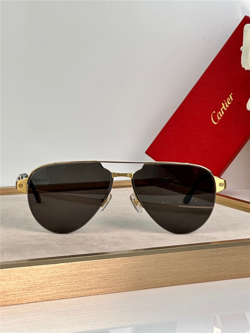 Cartier CT0386S 003 Sunglasses Men's $1295  ✨ - buyonlinebehappy