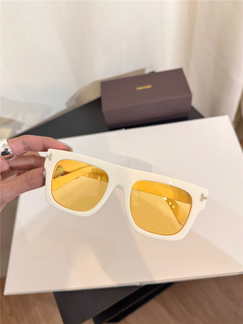 TOM FORD FAUSTO TF0711 Rectangular Sunglasses ✨ - buyonlinebehappy