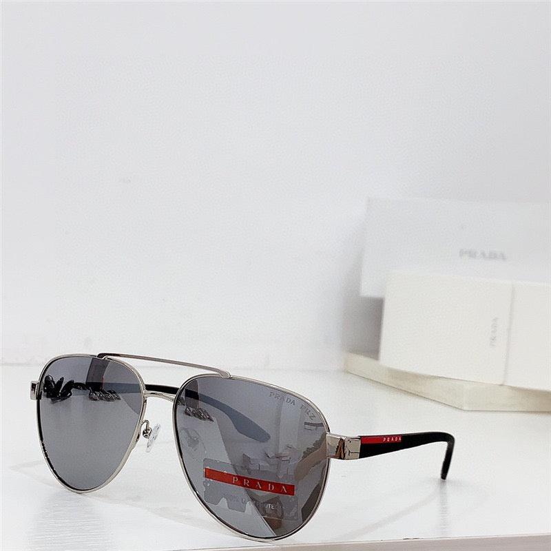 PRADA SPS54T 1AB5Z1 58 Polarized Men's Pilot Sunglasses✨ - buyonlinebehappy