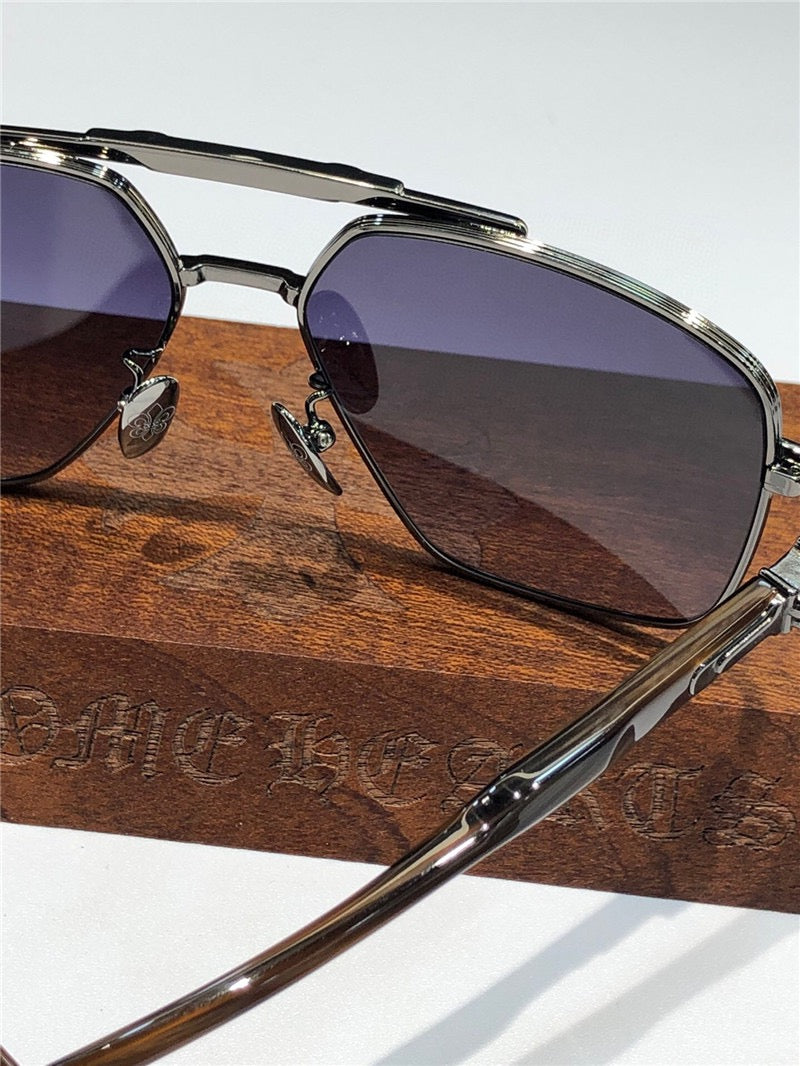 Chrome Hearts 8240 square-frame tinted sunglasses - buyonlinebehappy