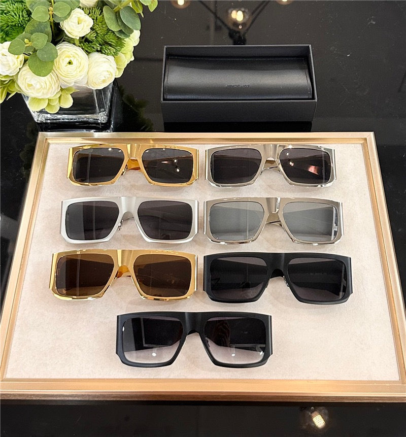 YSL 2024 SAINT LAURENT SL 635 flat-top Sunglasses $800 ✨ - buyonlinebehappy