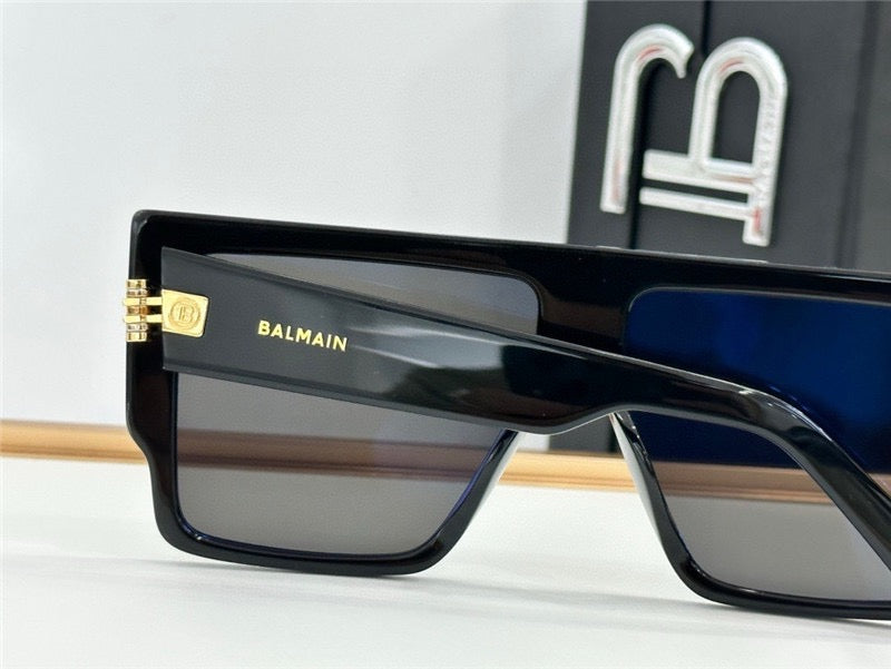 BALMAIN B-GRAND BPS-144A BLK-GLD Sunglasses  ✨ - buyonlinebehappy