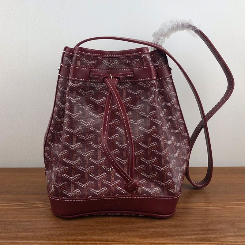 Goyard Petit Flot Bucket Bag In Goyardine Canvas Shoulder Bag ✨ - buyonlinebehappy