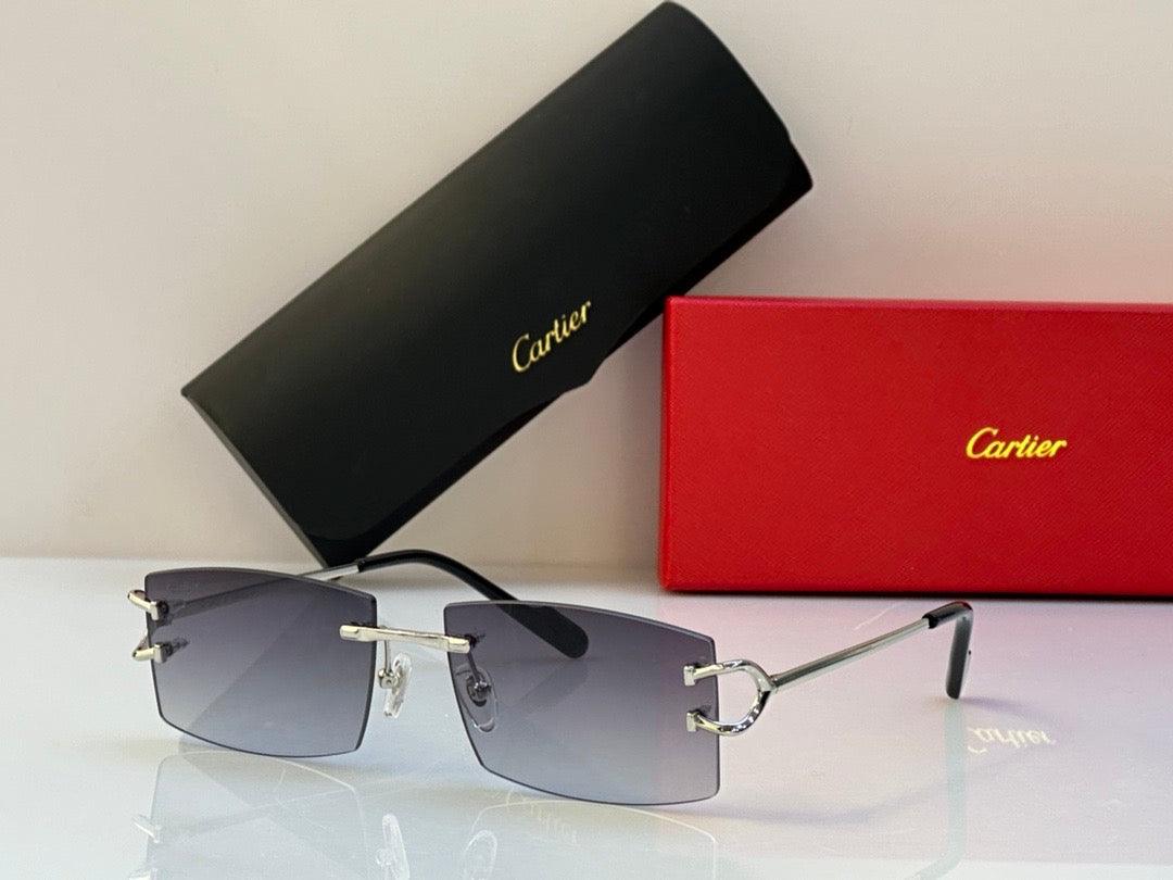 CARTIER - CT0092O - 001 DIAMOND CUT Sunglasses ✨ - buyonlinebehappy