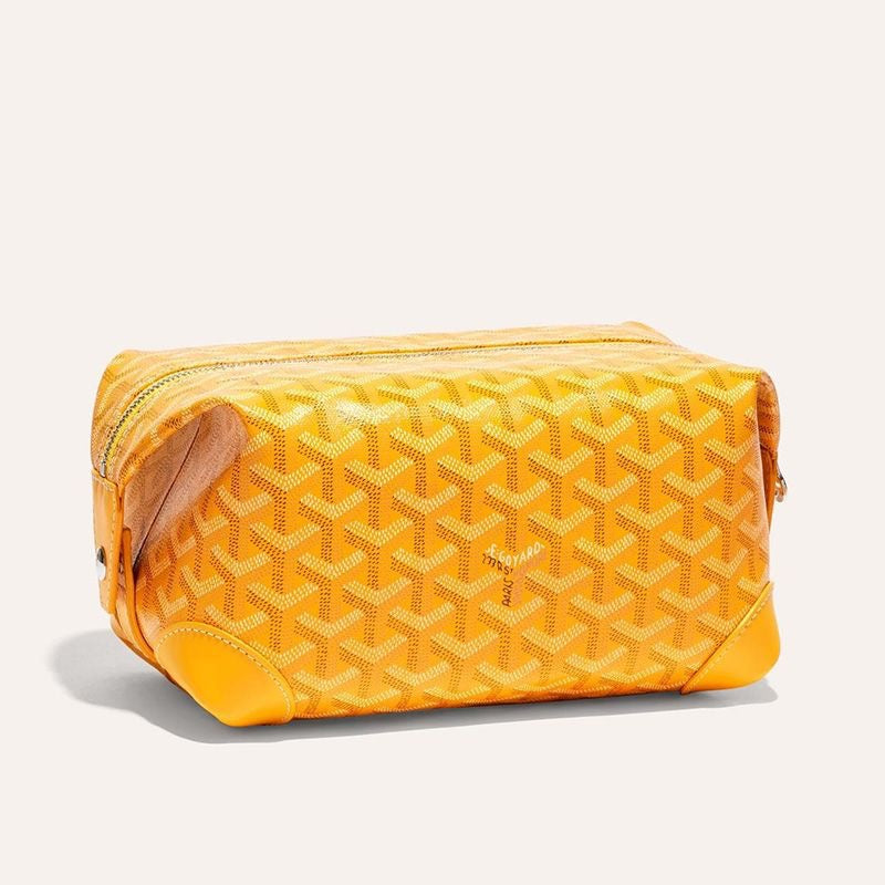 Goyard Bowling 25 Toiletry Bag In Goyardine Canvas✨ - buyonlinebehappy