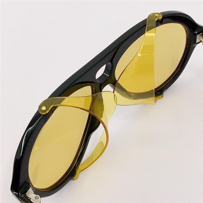 Tom Ford Neughman FT 0882 Black Havana Yellow Sunglasses ✨ - buyonlinebehappy