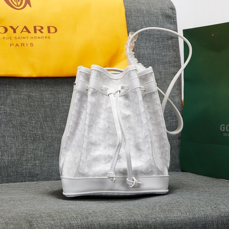 Goyard Petit Flot Bucket Bag In Goyardine Canvas Shoulder Bag ✨ - buyonlinebehappy