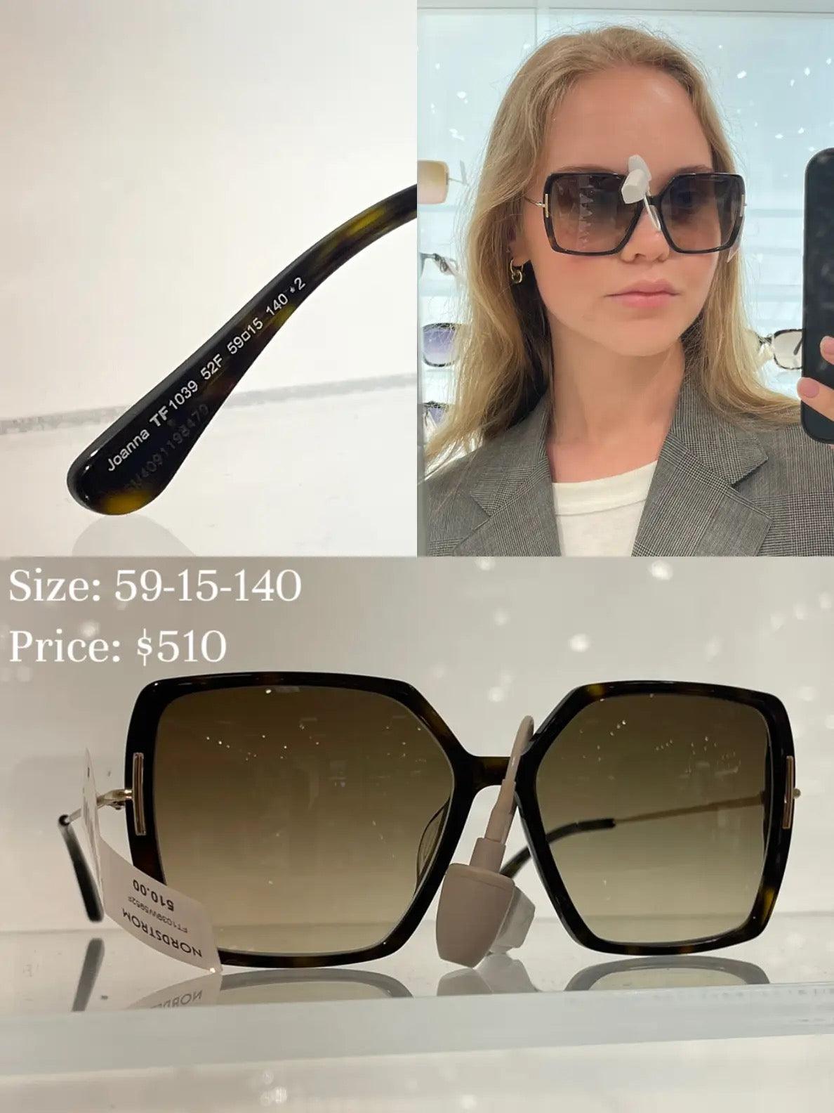 Tom Ford FT 1039 (52F) Sunglasses oversize Sunglasses ✨ - buyonlinebehappy