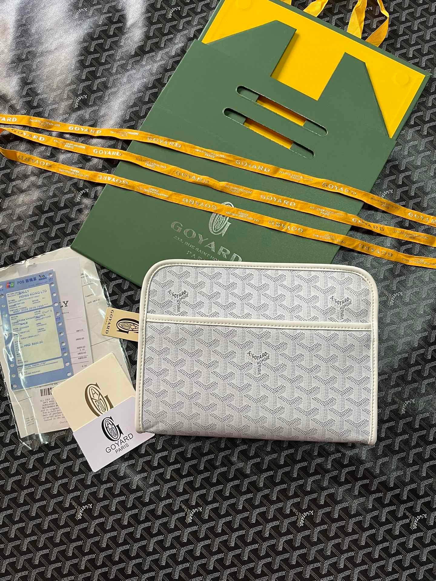 Goyard Jouvence Toiletry Bag In Goyardine Canvas 8 Colors✨ - buyonlinebehappy