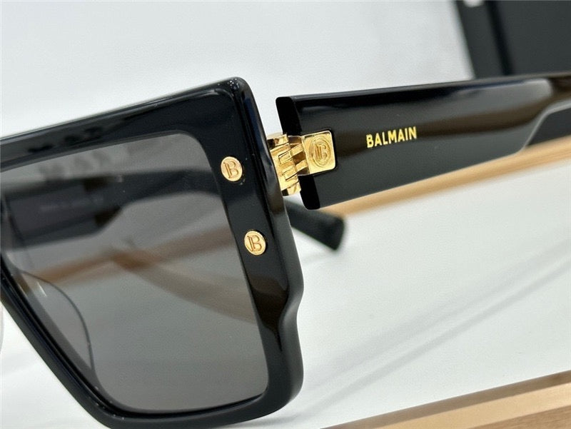 BALMAIN B-GRAND BPS-144A BLK-GLD Sunglasses  ✨ - buyonlinebehappy