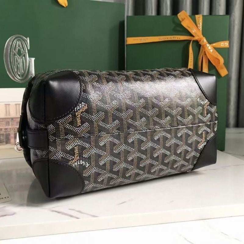 Goyard Bowling 25 Toiletry Bag In Goyardine Canvas✨ - buyonlinebehappy