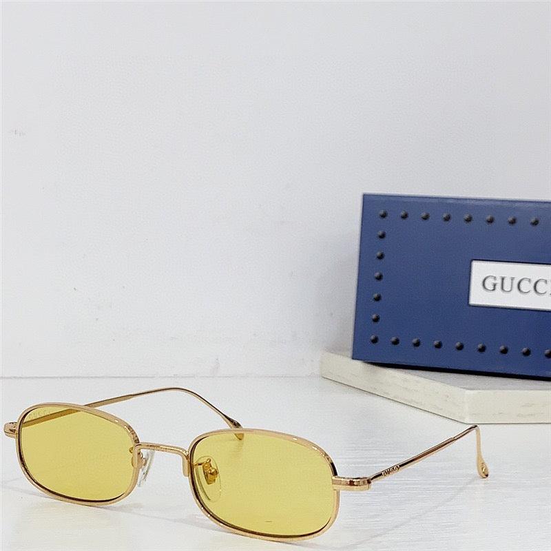 GUCCI Rectangular Frame 2024 in metal frame New Season GG1648S Sunglasses ✨ - buyonlinebehappy