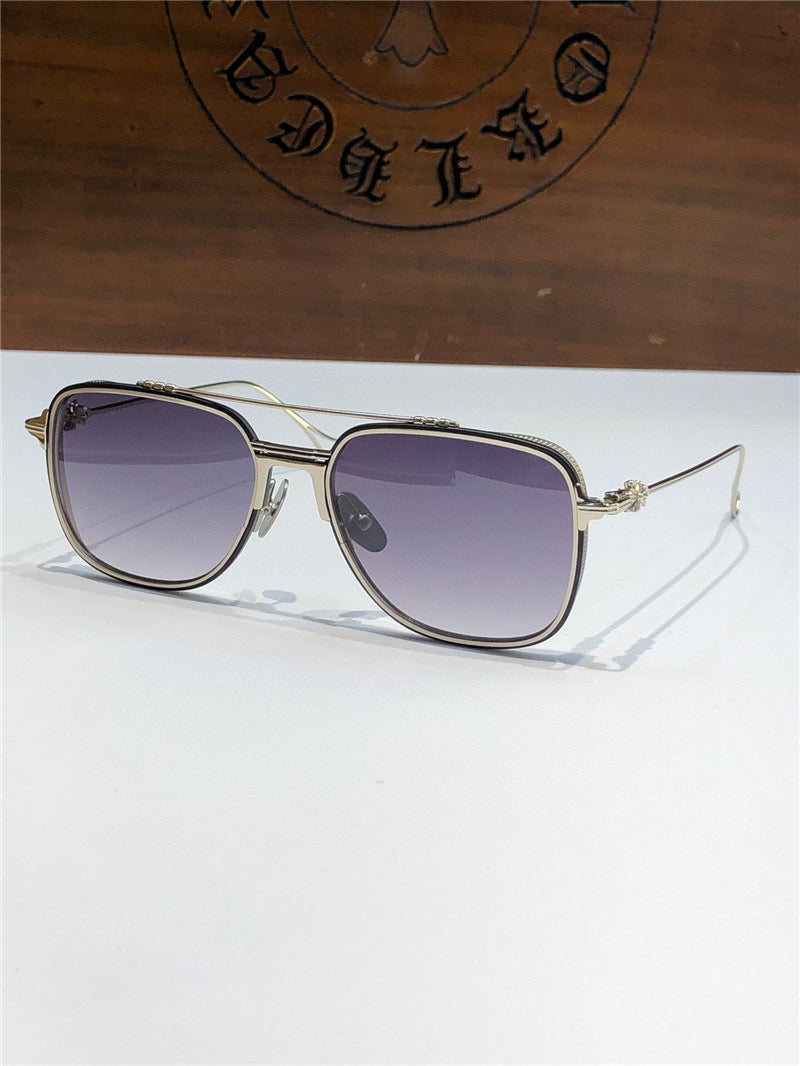 Chrome Hearts HUMPSTER metal Polarised Zeiss Lenses Sunglasses⚜️ - buyonlinebehappy