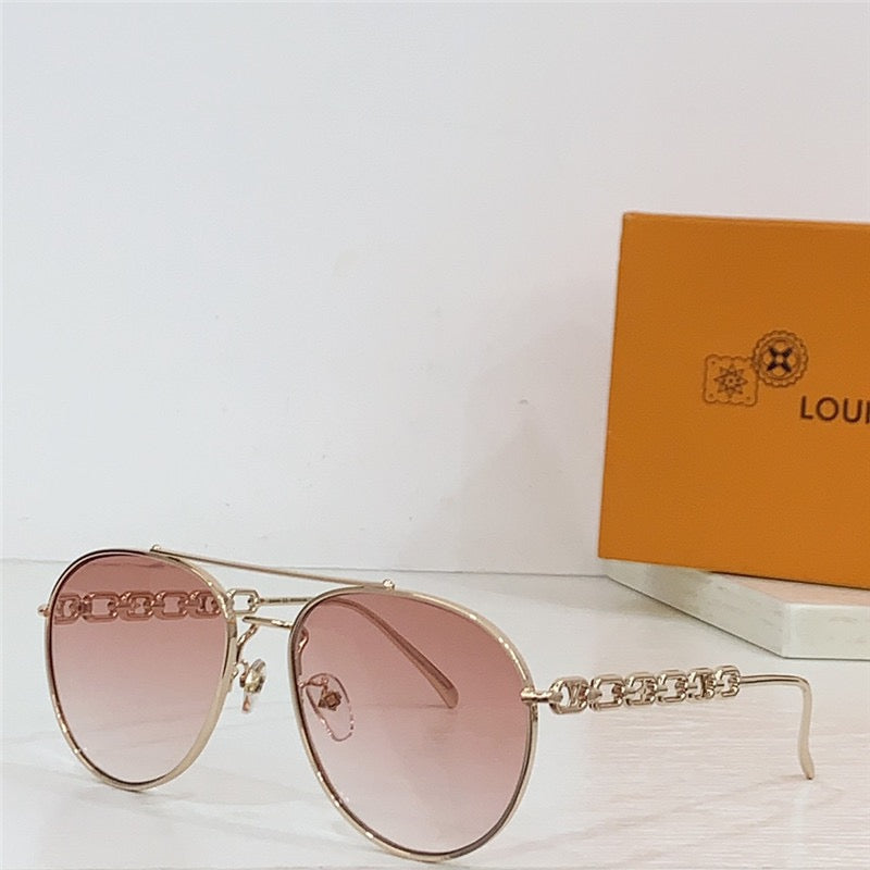 Louis Vuitton My LV Chain Pilot Z1539E Sunglasses  ✨ - buyonlinebehappy