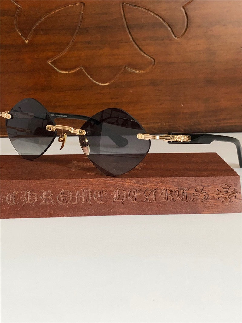 Chrome Hearts DEEP III 3 Rhombus Zeiss Lens Unisex Sunglasses⚜️ - buyonlinebehappy