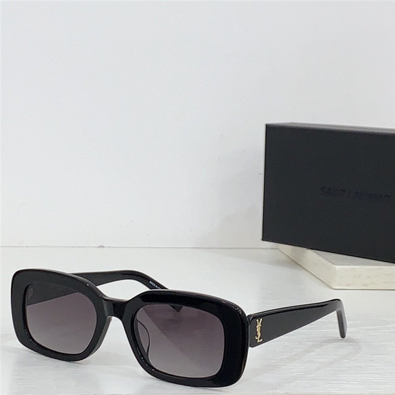 Saint Laurent Eyewear SL M130 rectangle-frame Sunglasses ✨ - buyonlinebehappy