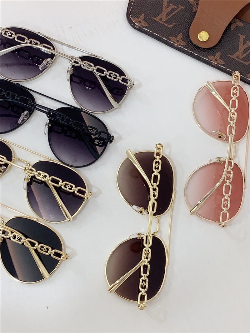 Louis Vuitton My LV Chain Pilot Z1539E Sunglasses  ✨ - buyonlinebehappy