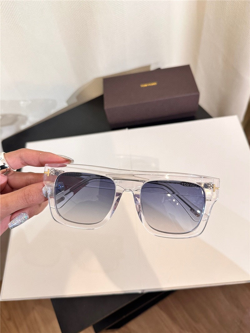 TOM FORD FAUSTO TF0711 Rectangular Sunglasses ✨ - buyonlinebehappy