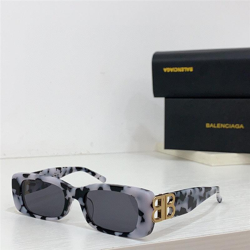 Balenciaga Eyewear Dynasty rectangle-frame sunglasses Unisex🖤 - buyonlinebehappy