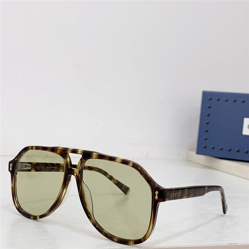 Gucci GG1042 Sunglasses feature a rectangular Pilot ✨ - buyonlinebehappy