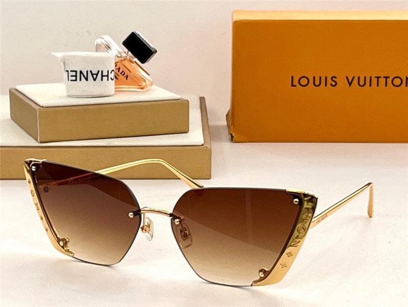 Louis Vuitton Z1993U LV Moon Metal Cat Eye Women's Sunglasses ✨ - buyonlinebehappy