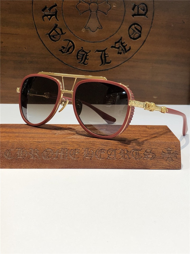 Chrome Hearts PUSHIN ROD I 57-18-146mm Sunglasses⚜️ - buyonlinebehappy