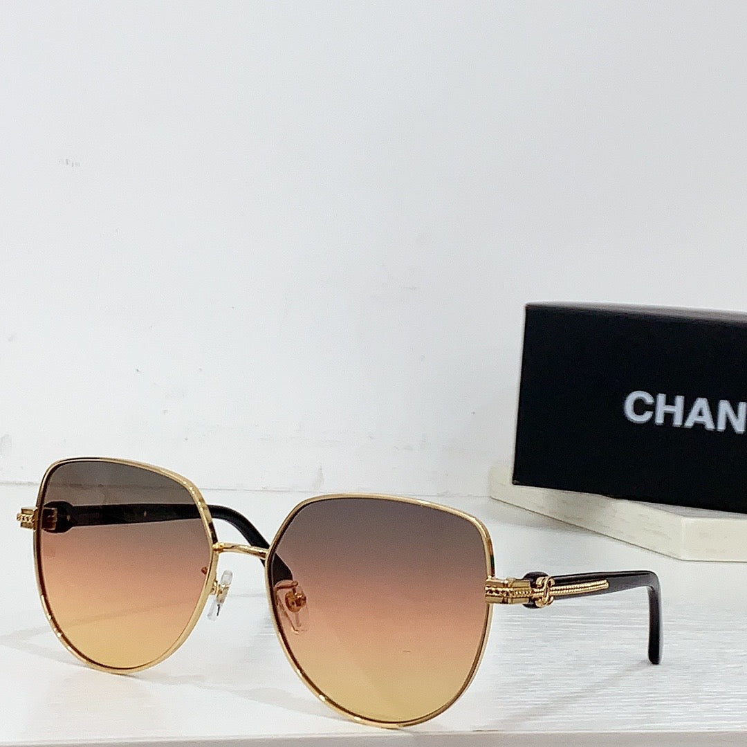 Chanel 2213 Women's Oversize Metal Frame Sunglasses ✨ - buyonlinebehappy