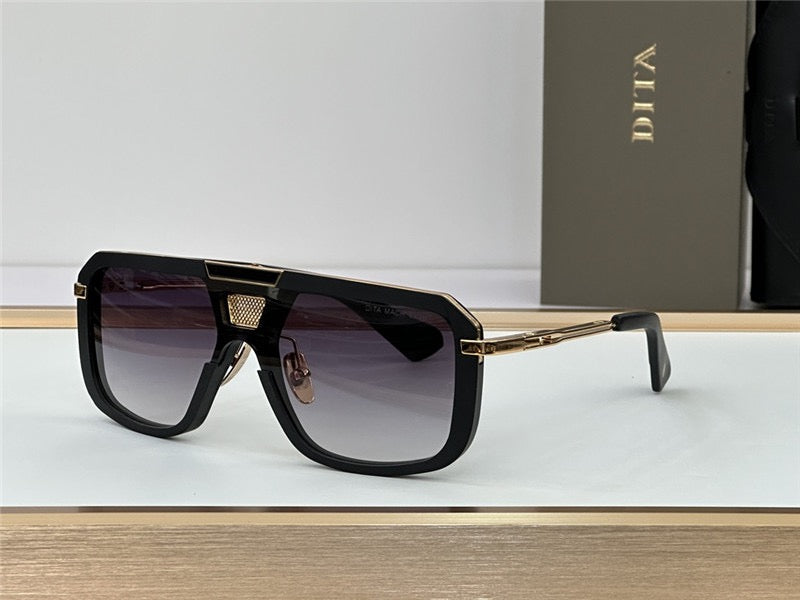 DITA MACH-8 Gold-Brown-Black Unisex  Sunglasses 🔱 - buyonlinebehappy