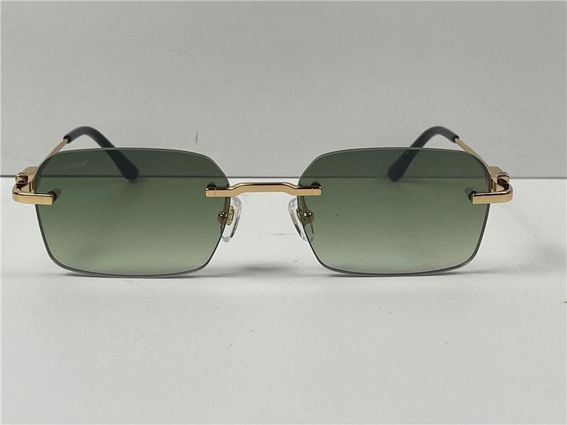 CARTIER CT0290 Gold-Silver Men's Sunglasses 👑 - buyonlinebehappy