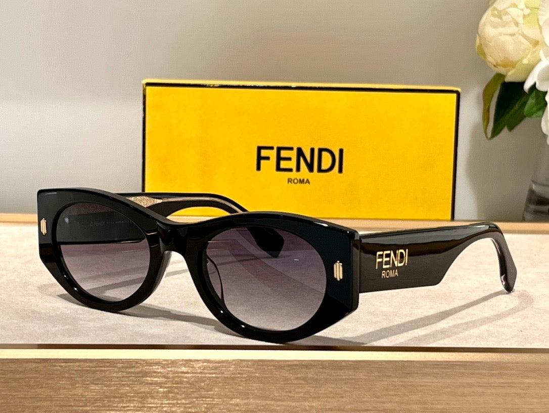 2024 FENDI Roma FE40125 Sunglasses shape Women's✨ - buyonlinebehappy