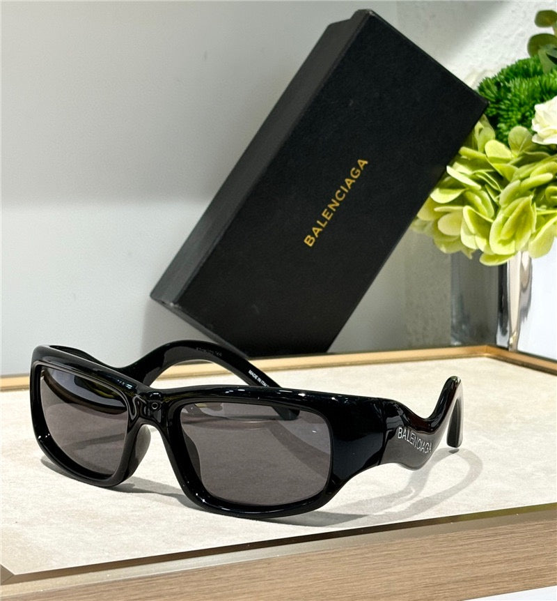 BALENCIAGA BB 0320S Hamptons Injected acetate Sunglasses 👽 - buyonlinebehappy