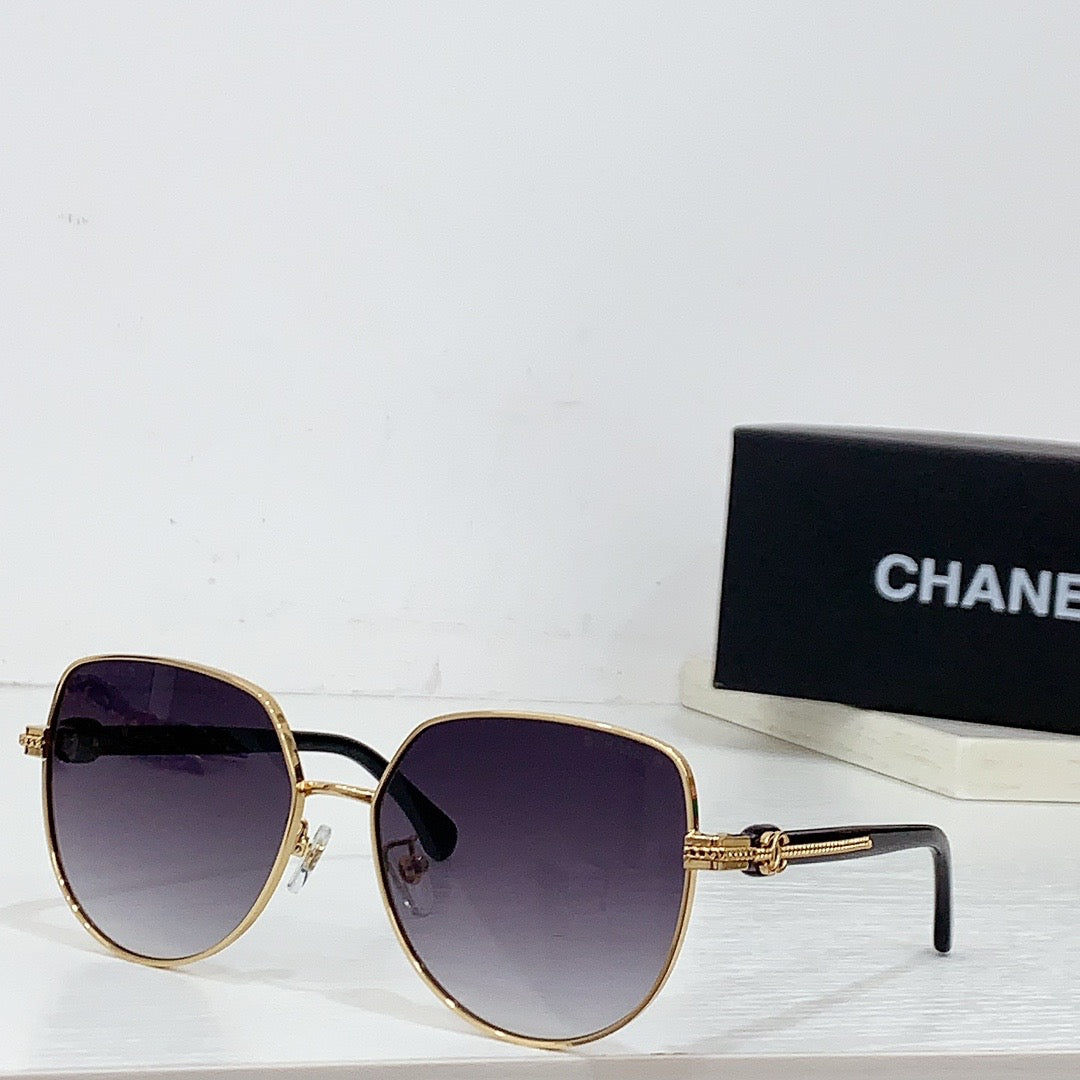 Chanel 2213 Women's Oversize Metal Frame Sunglasses ✨ - buyonlinebehappy