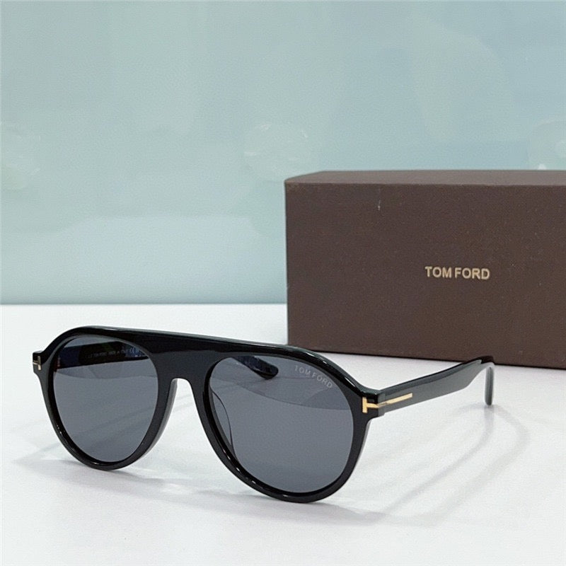 TOM FORD Pilot Horn TF1047 Private Collection Sunglasses $1100 ✨ - buyonlinebehappy