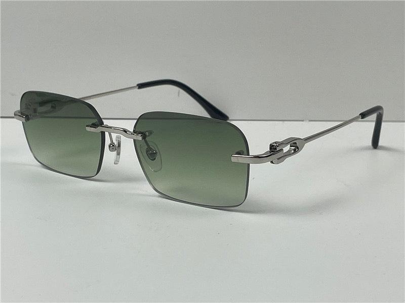 CARTIER CT0290 Gold-Silver Men's Sunglasses 👑 - buyonlinebehappy