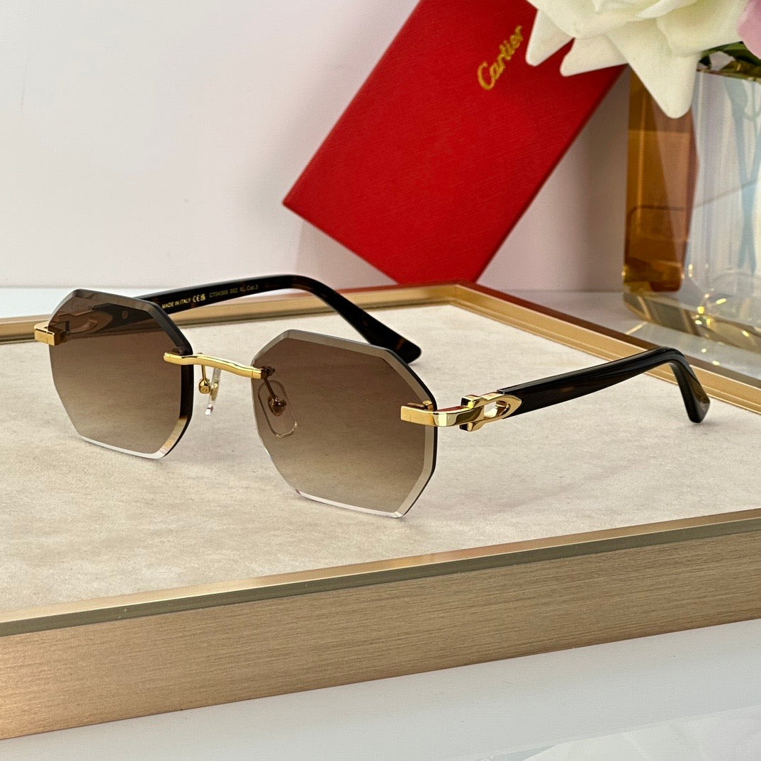 Cartier CT0439S Unisex Sunglasses  $3495 ✨ - buyonlinebehappy