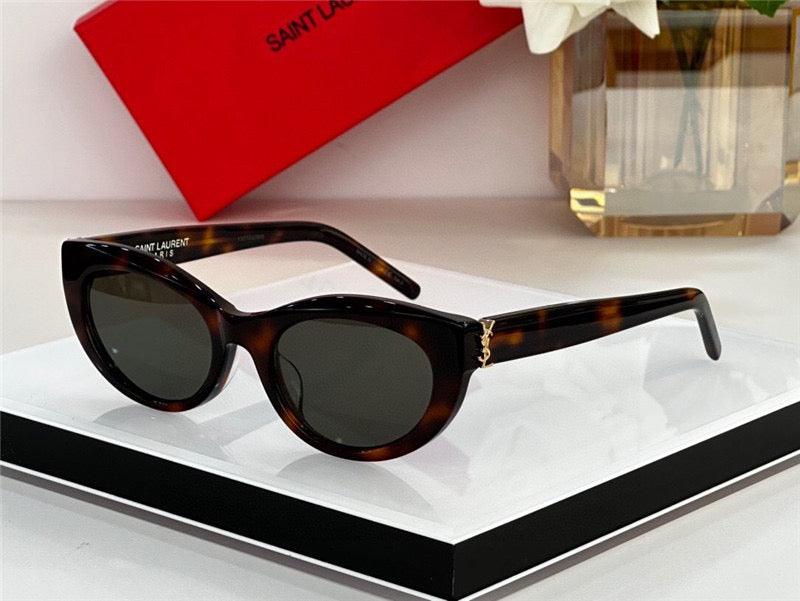 Saint Laurent Women's Monogram Hinge Narrow Cat Eye Sunglasses Women's ✨ - buyonlinebehappy