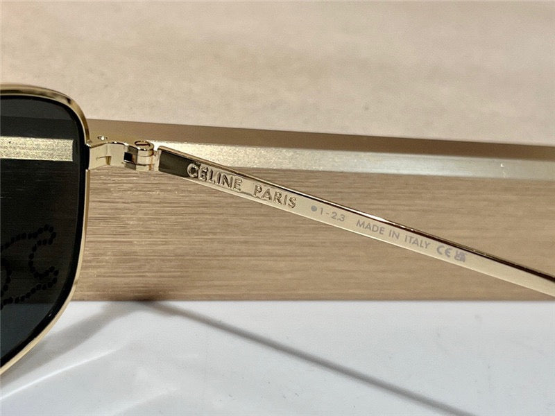 CELINE 2024 ovals Triomphe metal 40284 Sunglasses ✨ - buyonlinebehappy