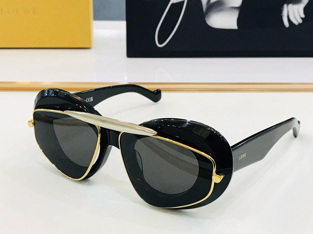 2024 New Season LOEWE Cateye double frame sunglasses in acetate and metal✨ - buyonlinebehappy