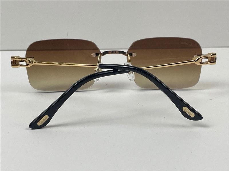 CARTIER CT0290 Gold-Silver Men's Sunglasses 👑 - buyonlinebehappy