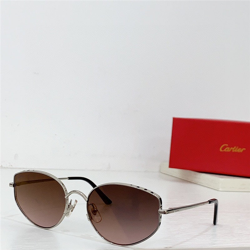 NEW Cartier metal frame sunglasses Panthere Women's s  0300S | 001 🐆 - buyonlinebehappy