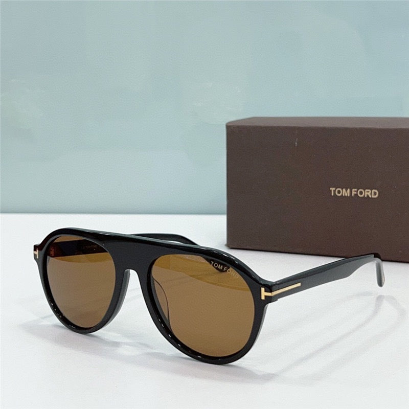 TOM FORD Pilot Horn TF1047 Private Collection Sunglasses $1100 ✨ - buyonlinebehappy