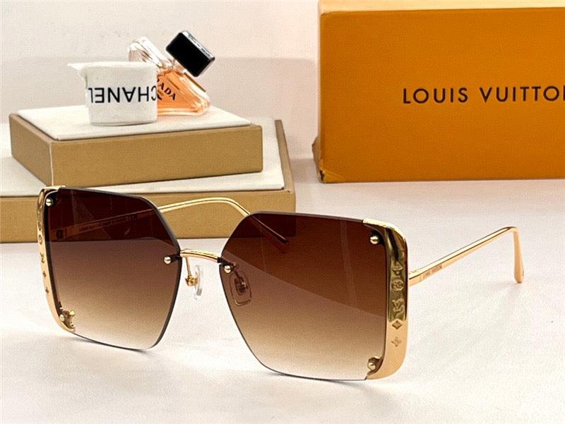 Louis Vuitton Z1994U LV Moon Metal Square Sunglasses Women's Sunglasses ✨ - buyonlinebehappy