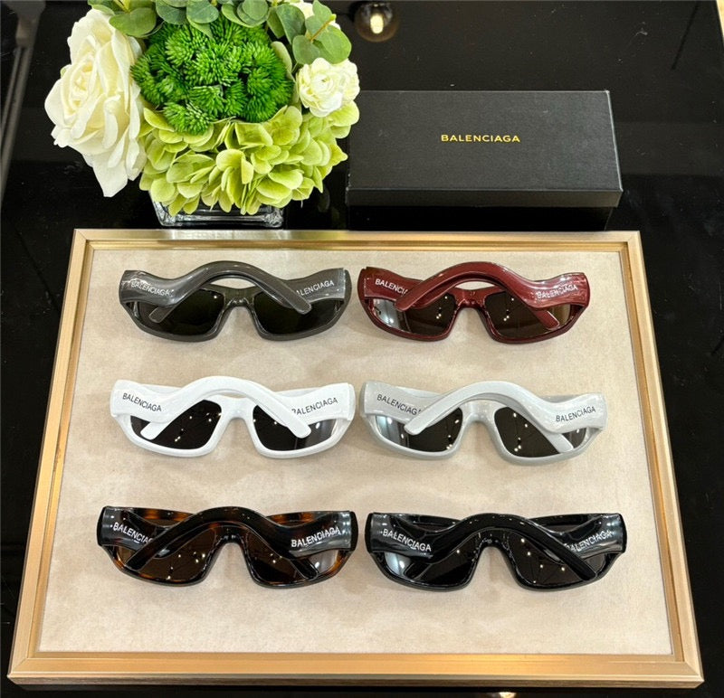 BALENCIAGA BB 0320S Hamptons Injected acetate Sunglasses 👽 - buyonlinebehappy