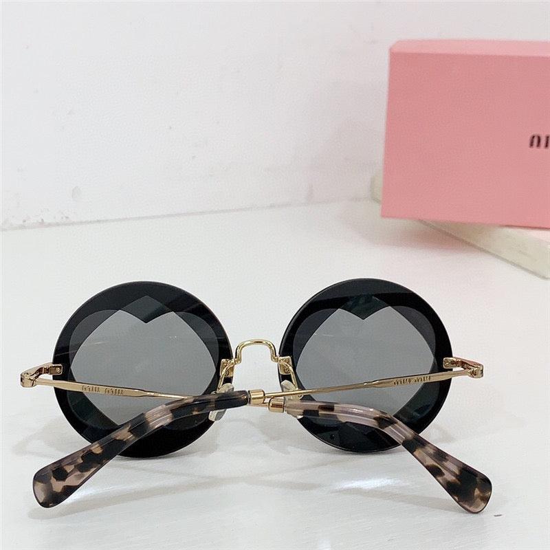 Miu Miu Sunglasses MU 01SS Gold-Black Frame Women's Sunglasses✨ - buyonlinebehappy