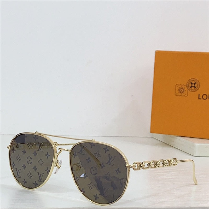 Louis Vuitton My LV Chain Pilot Z1539E Sunglasses  ✨ - buyonlinebehappy