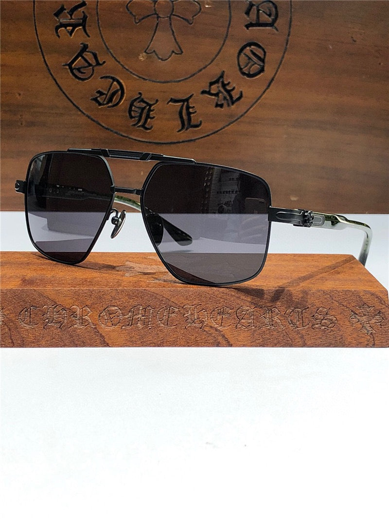 Chrome Hearts 8240 square-frame tinted sunglasses - buyonlinebehappy