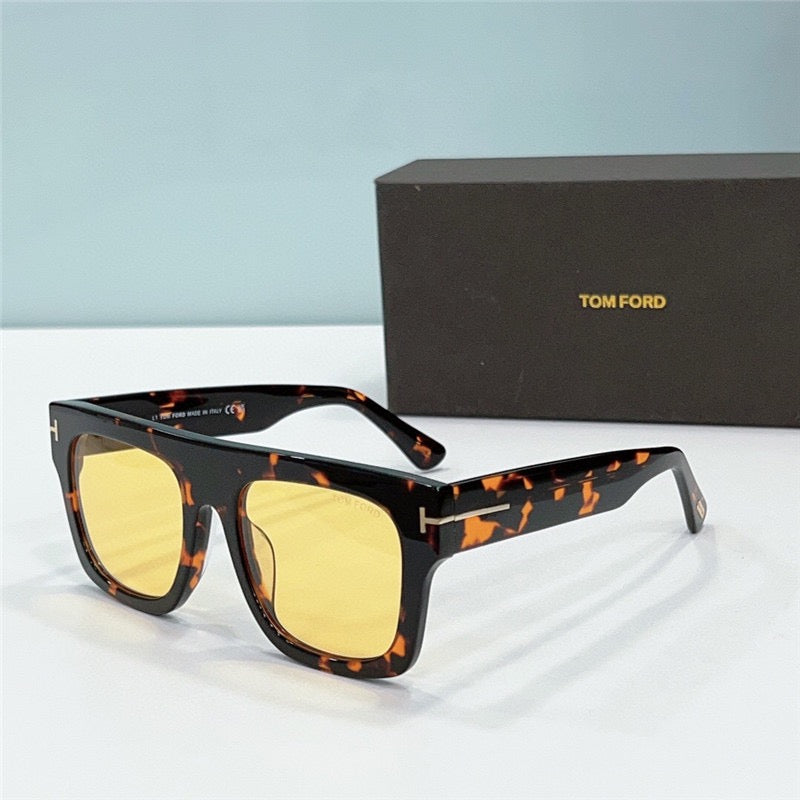 TOM FORD FAUSTO TF0711 Rectangular Sunglasses ✨ - buyonlinebehappy