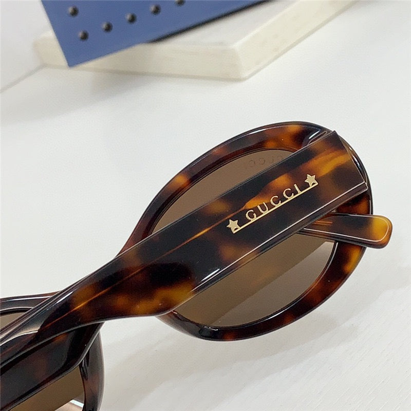 Gucci Oval Round Frame GG1587S Women's Sunglasses ✨ - buyonlinebehappy