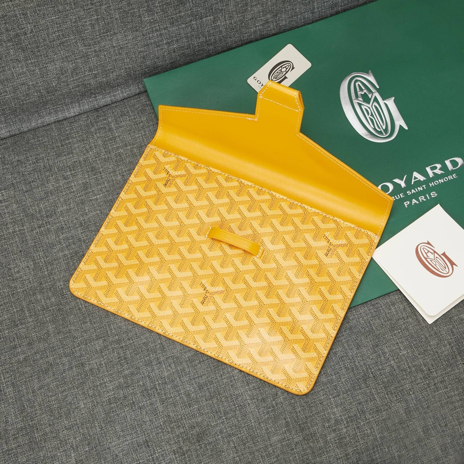 Goyard fashion envelope clutch