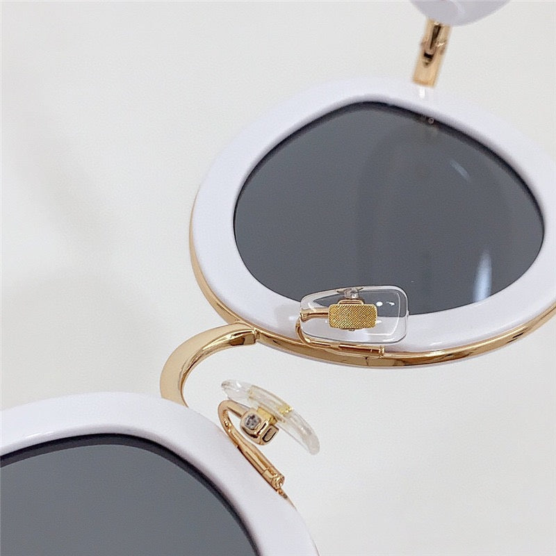 New Season 2024 LOEWE Oval frame sunglasses in acetate and metal✨ - buyonlinebehappy